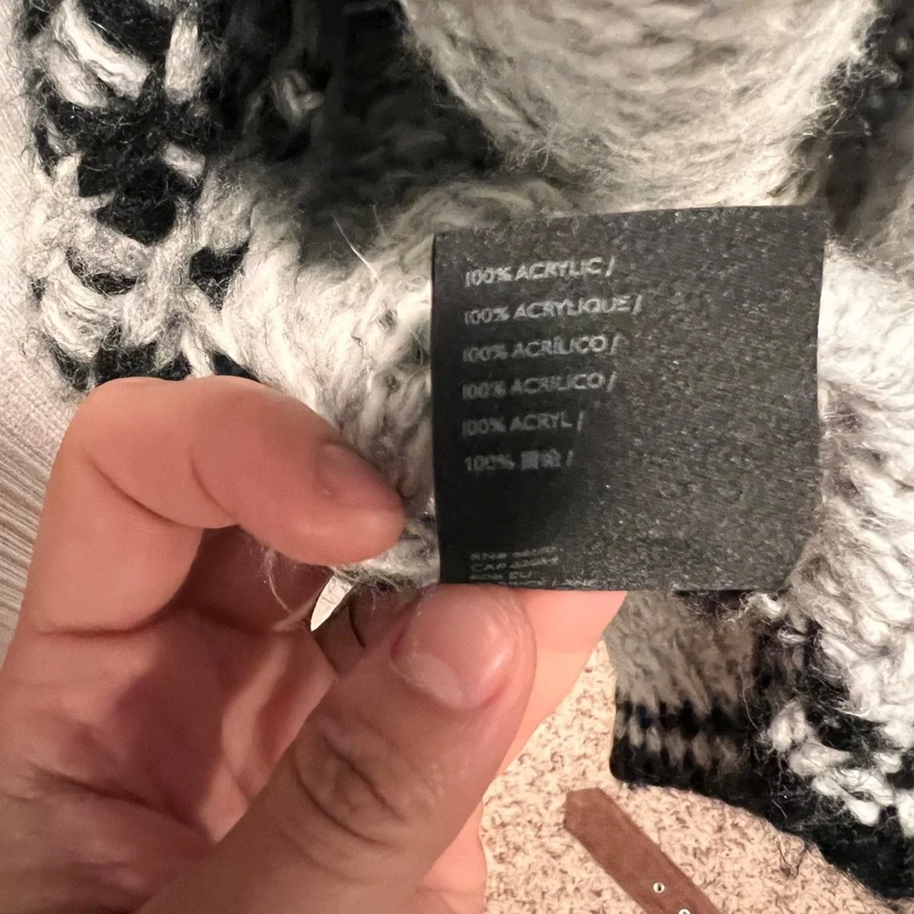 🔴Native American printed shawl sweater cardigan - Picture 6 of 6